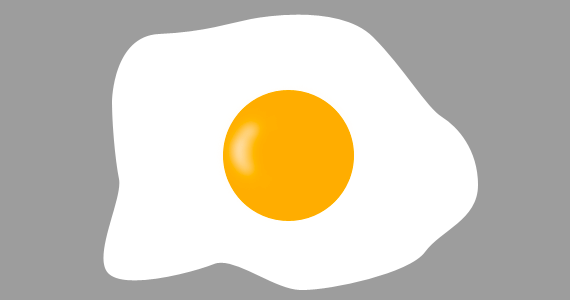 foto ilustrada de un huevo