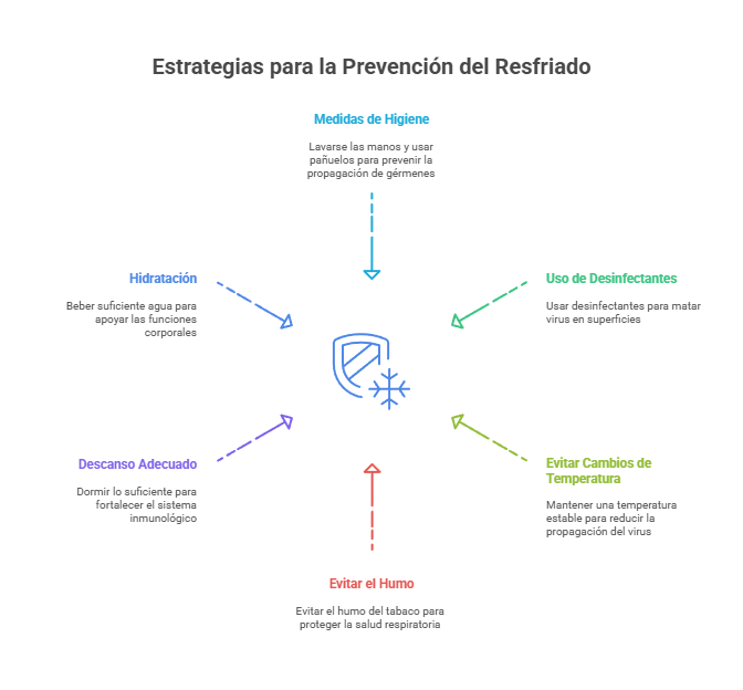 Llegó el Otoño... ¡y los Resfriados! 1 estrategias de prevención del resfriado