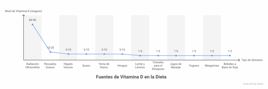 Vitamina D en los alimentos: los 'sustitutos' del sol 1 fuentes de vitamina D