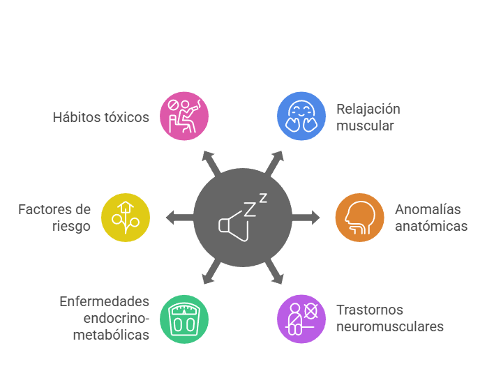 causas de la apnea del sueño
