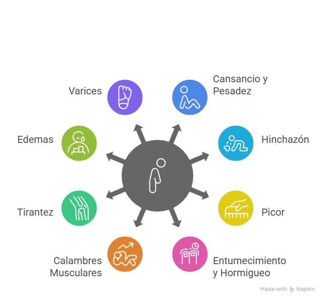 Síndrome de Piernas Cansadas. Qué es y Cómo Combatirlo 1 síntomas de las piernas cansadas