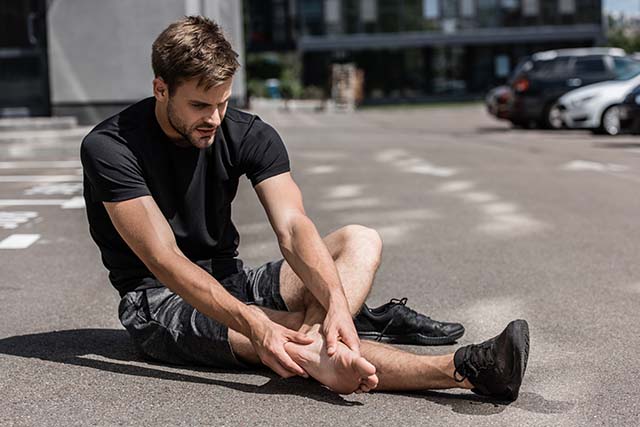 persona con fascitis plantar