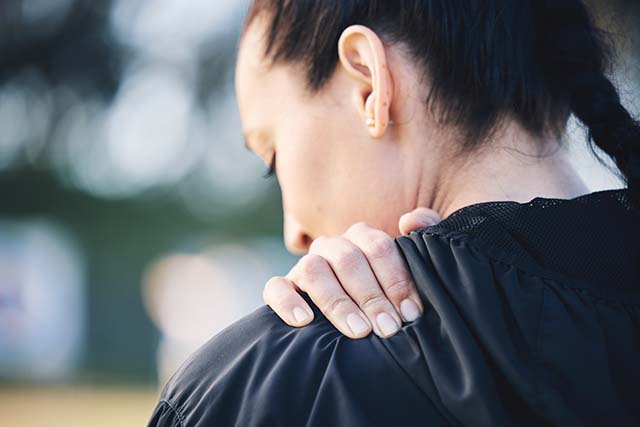 persona con tendinitis