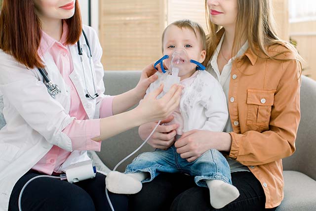 niño con bronquilitis