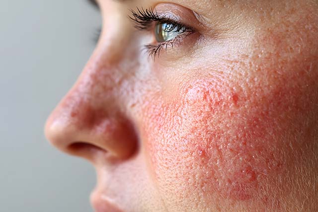 piel con rosácea